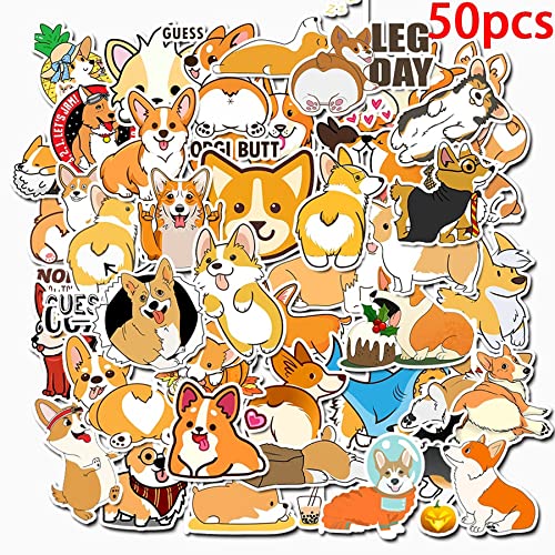 50 Welsh Corgi Pembroke Dog Vinyl Stickers
