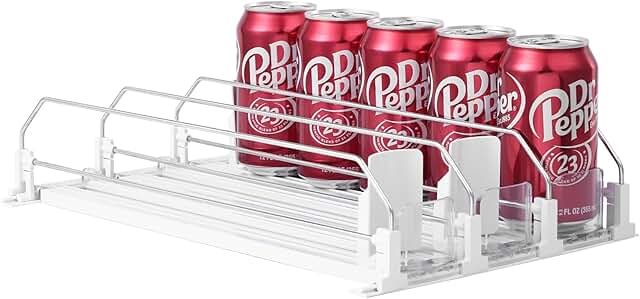 Fridge Drink Organizer with Automatic Pusher