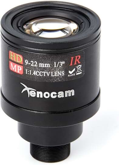 9-22mm IR F1.4 CCTV Vari-Focal Zoom Lens