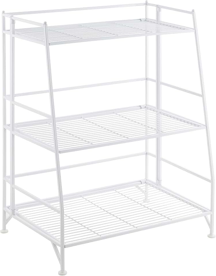 3-Tier Metal Storage Shelves for Home and Office