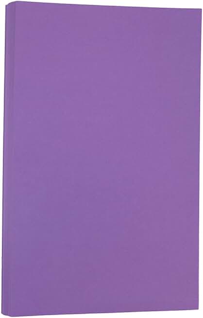 Violet Purple Legal Colored Paper, 8.5 x 14, 100 Sheets