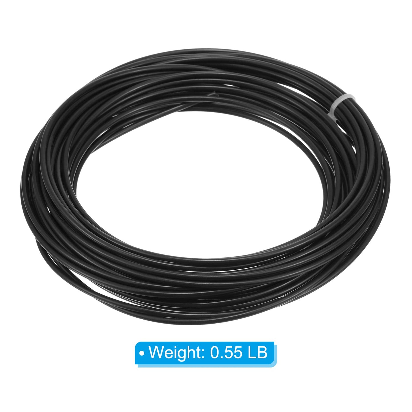Black Synthetic Rattan 33ft (10m) 2.5mm for DIY Weaving
