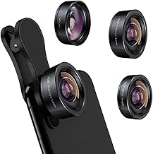 3-in-1 Phone Camera Lens Kit with Fisheye, Wide-Angle, and Macro