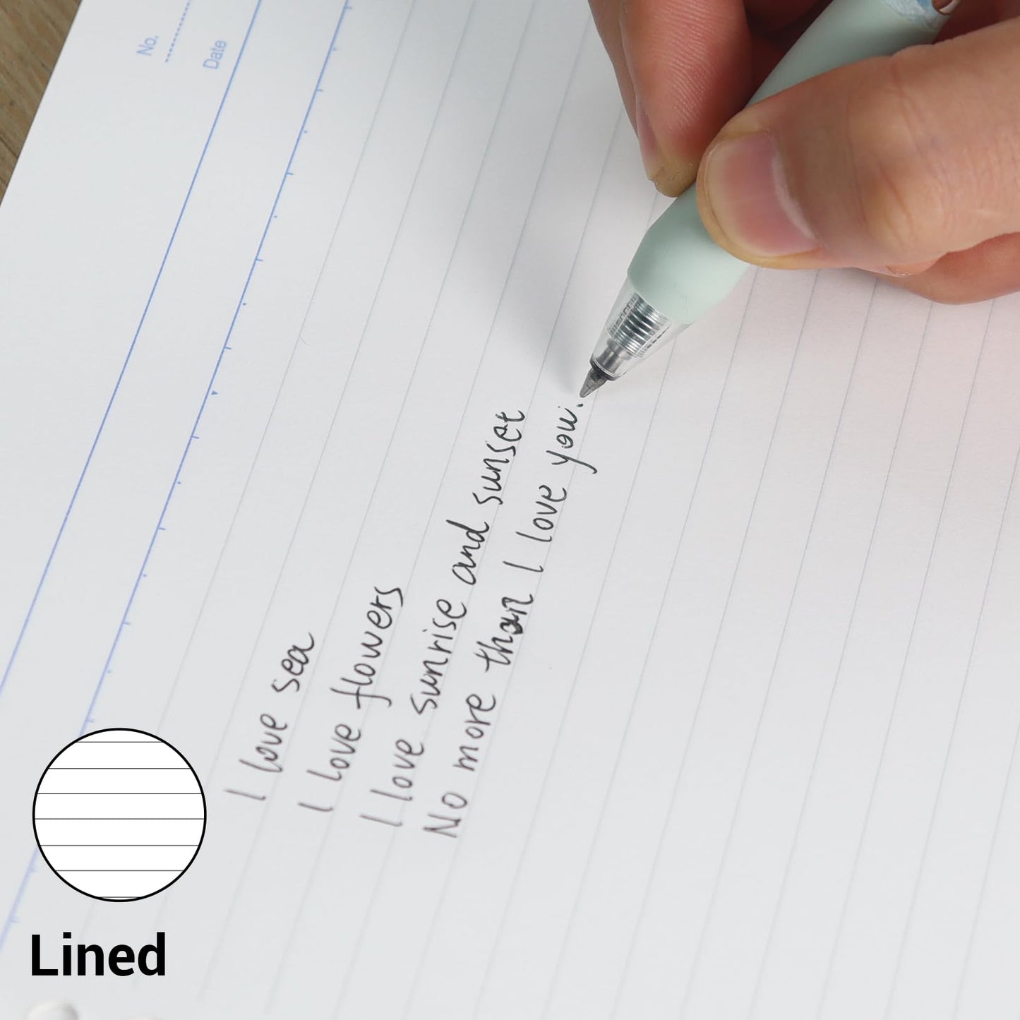 B5 Loose Leaf Paper, 100 Sheets, 75 GSM, 26 Holes