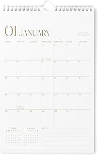 Vertical 2025 Wall Calendar, 11x17 inches, June 2026