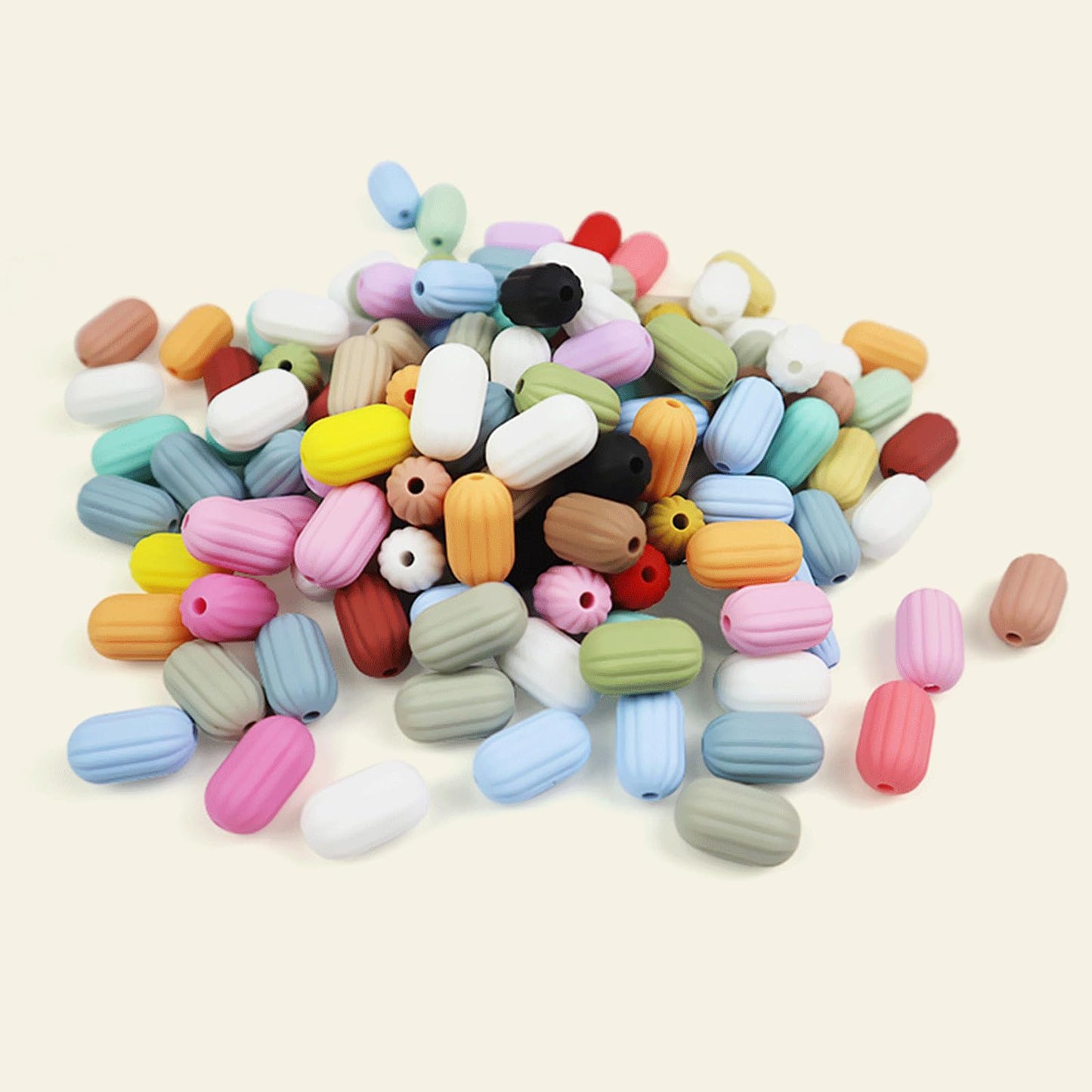 Colorful Silicone Beads for Jewelry and Crafts