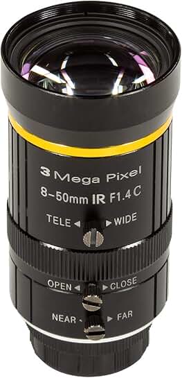 8-50mm C-Mount Zoom Lens for IMX477 Camera