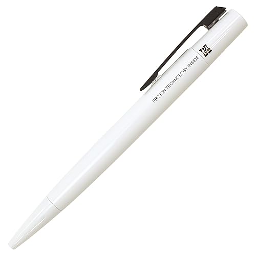 White erasable ballpoint pen