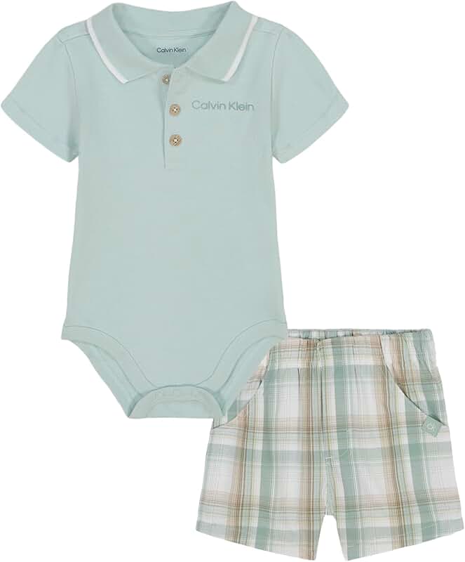 Baby Boys' Two-Piece Polo Short Set