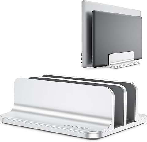 Adjustable Aluminum Laptop Stand for Up to 17.3 Inch Laptops