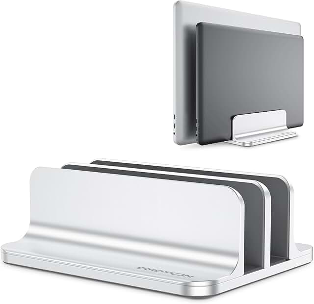 Adjustable Aluminum Laptop Stand for Up to 17.3 Inch Laptops