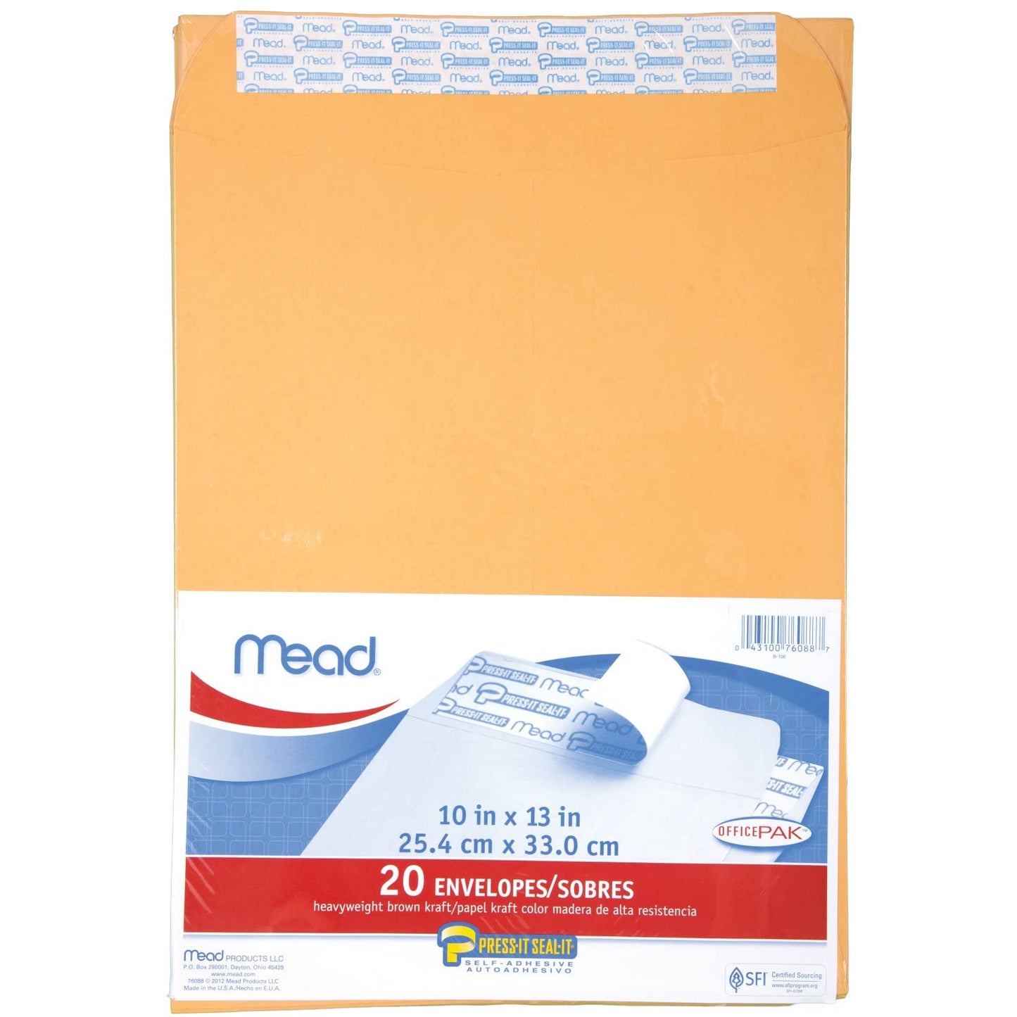 10 x 13 Inch Seal-It Envelopes, Pack of 20