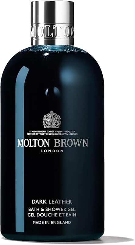 Leather-inspired bath and shower gel
