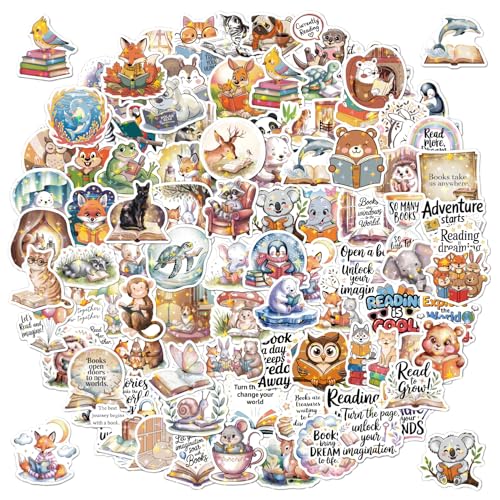 100 Holographic Animal Stickers for Kids
