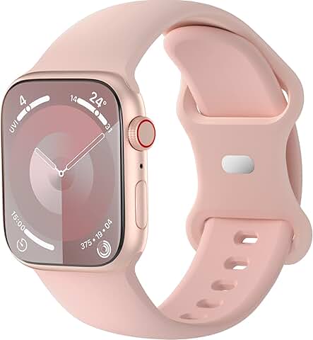 Pink Sand Extra Widened Silicone Watch Band
