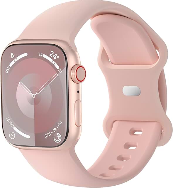 Pink Sand Extra Widened Silicone Watch Band