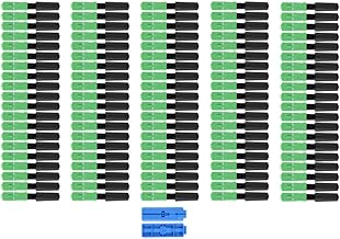 100-Pack SC/APC Fiber Optic Quick Connectors