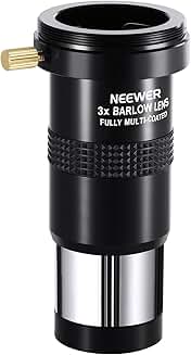 3X Barlow Lens for 1.25" Telescope Eyepiece