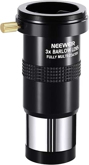 3X Barlow Lens for 1.25" Telescope Eyepiece