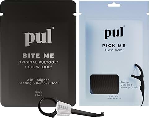 Dental Care Bundle with Floss Picks and Aligner Tool