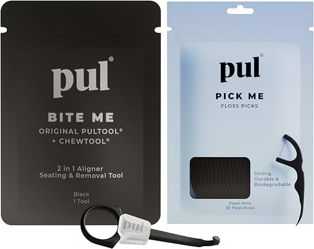 Dental Care Bundle with Floss Picks and Aligner Tool