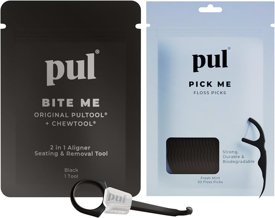 Dental Care Bundle with Floss Picks and Aligner Tool