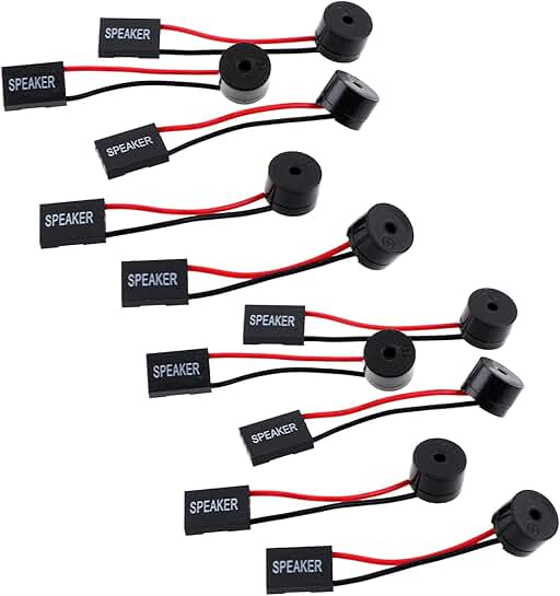 10 Pcs Mini Internal Computer Case Speakers