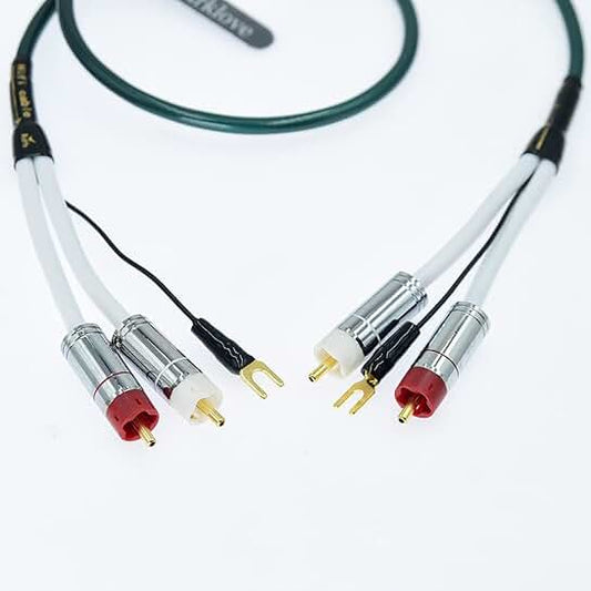 3ft Low Noise RCA Audio Cable for Turntable and Amplifier