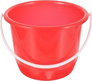 Plastic Water Bucket with Handle, 1.3 Gallon, Portable