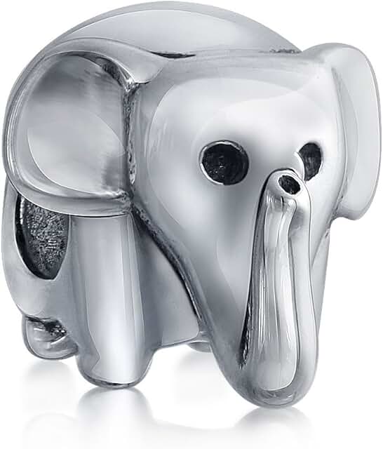 Elephant Puzzle Bead Charm for Bracelets
