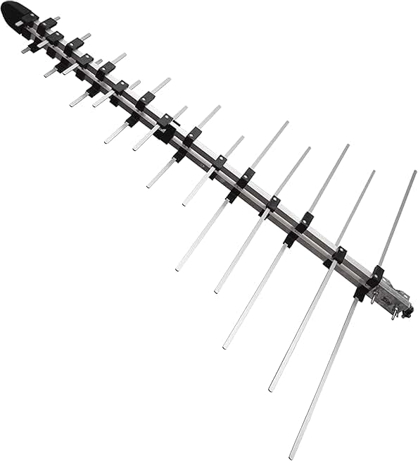 Outdoor Uni-Directional HDTV Antenna with 60+ Mile Range