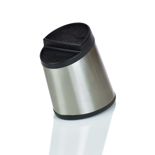 Rondelle Knife Block, Stainless Steel