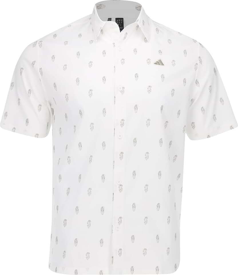 Men's Resort Button-Down Polo Shirt