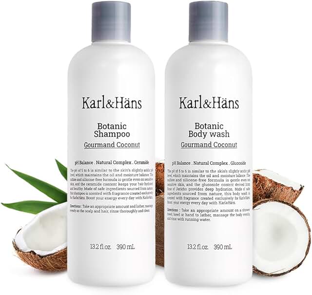 Botanic Coconut Vegan Shampoo and Body Wash