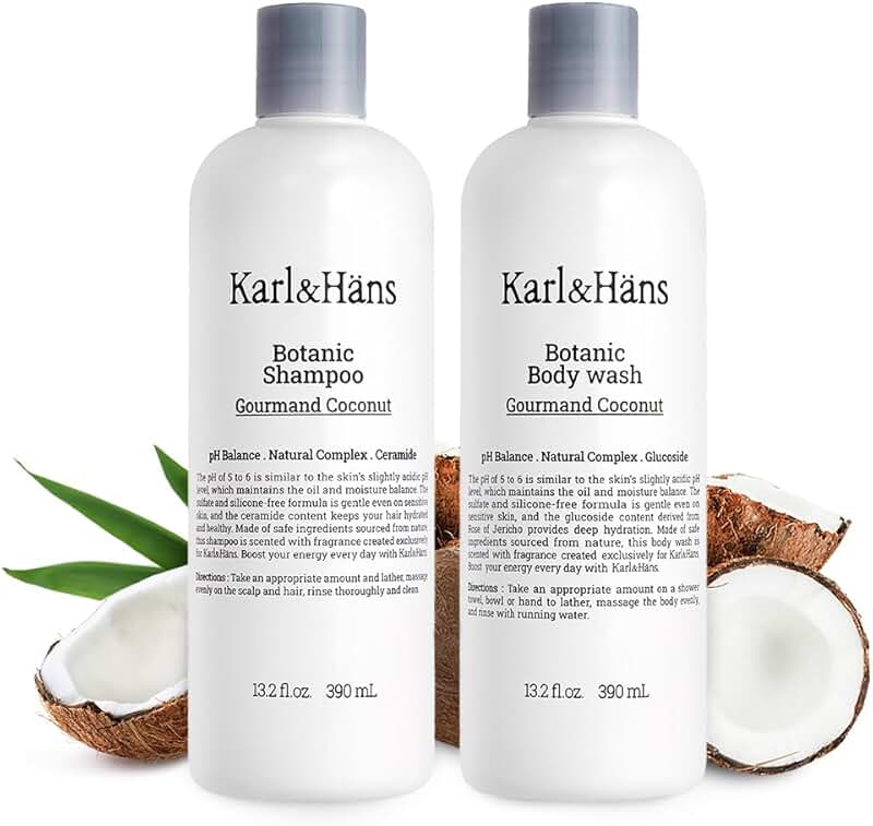 Botanic Coconut Vegan Shampoo and Body Wash