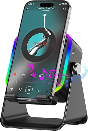 Wireless 5-in-1 Induction Speaker with Phone Stand