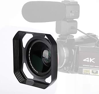Camera Lens Hood for 37mm-72mm Sun Shade