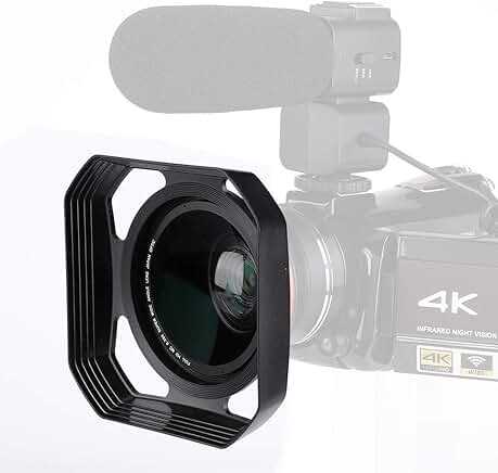 Camera Lens Hood for 37mm-72mm Sun Shade