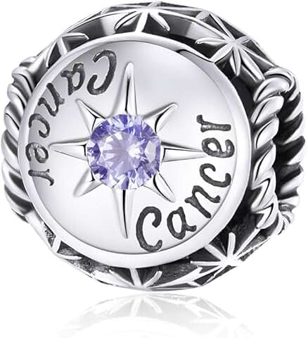 Sterling Silver Zodiac Constellation Charm for Bracelets