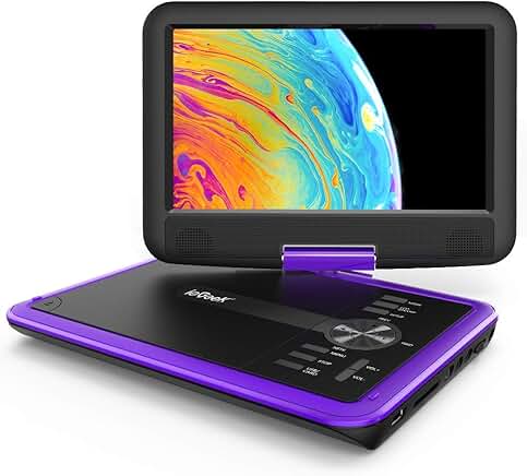 Portable 11.5" DVD Player with 9.5" Eye-Protective Screen