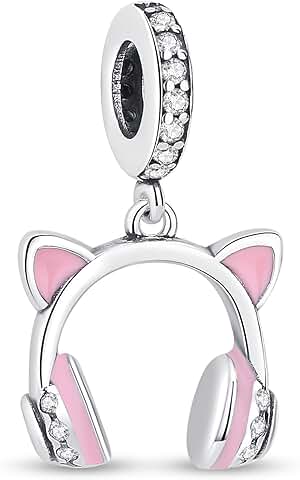 Lucky Cat S925 Sterling Silver Charm Bead