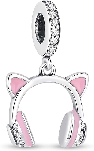 Lucky Cat S925 Sterling Silver Charm Bead