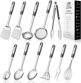 11-Piece Stainless Steel Kitchen Utensil Set