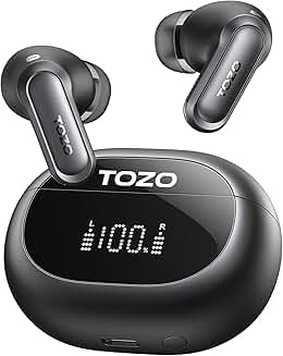 Wireless Noise Cancelling Earbuds with Waterproof, Long Battery