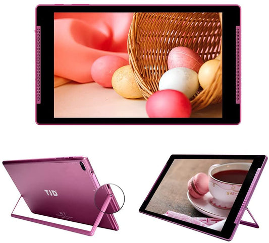 10 inch Tablet, Android 10.0 Tablet, 2GB RAM 32GB, 1.6GHZ Quad Core Processor, 1280x800 IPS Display, Google Play, 2MP+5MP Camera, Bluetooth, 2.4GHz WiFi, Type-C, TF Expansion with Tablet Stand