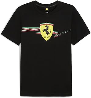 Men's Black Race Shield T-Shirt, Size L