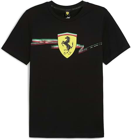 Men's Black Race Shield T-Shirt, Size L
