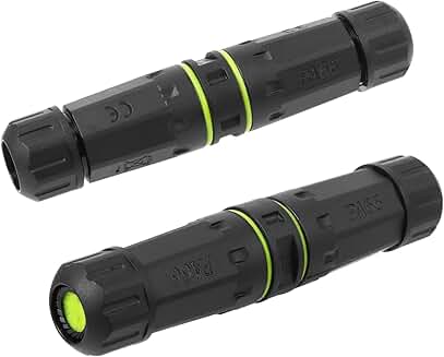 Waterproof SC Fiber Optic Cable Connector, 2 Pack