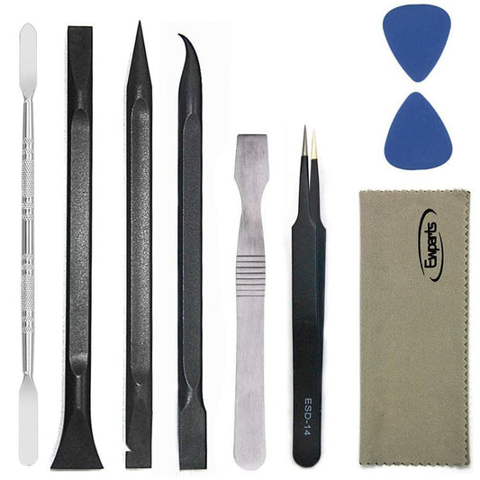 9-Piece Electronics Repair Tool Kit with Pry Tools and Tweezers