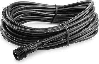 20 Gauge Silicone Wire, 33 ft, Black, Flexible, Tinned Copper